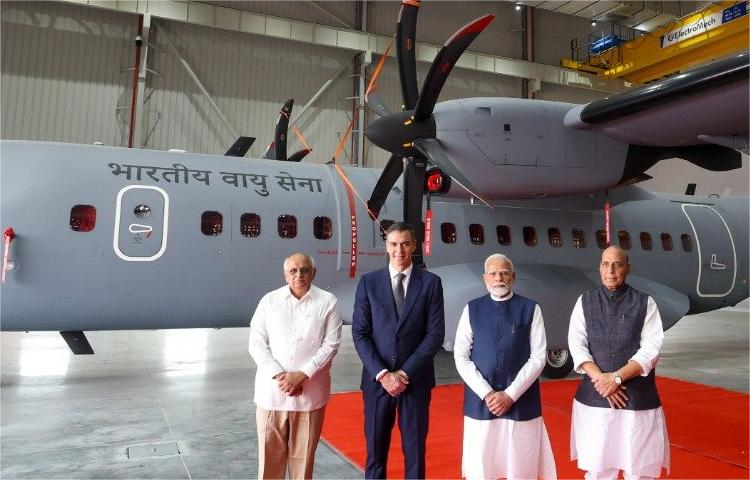 India-Spain PMs Inaugurate TATA Aircraft Complex for Manufacturing C-295 in Vadodara