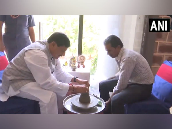 Madhya Pradesh CM Crafts Diya, Boosts Festive Spirit