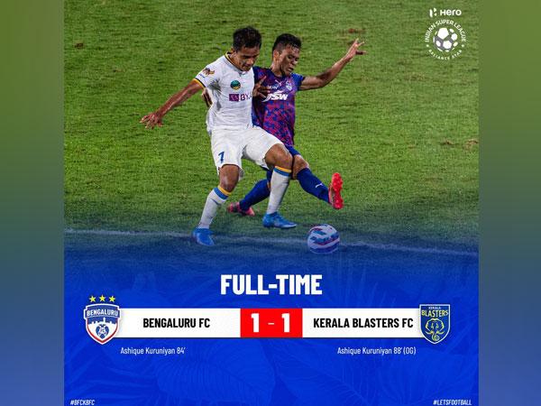 ISL: Bengaluru and Blasters end equals in thrilling contest