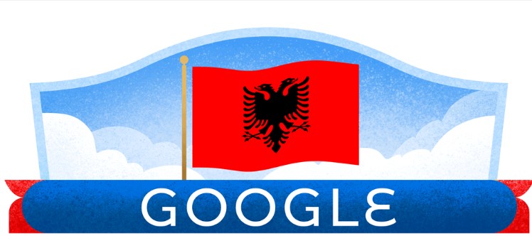 Google Doodle celebrates the 110th Independence Day of Albania