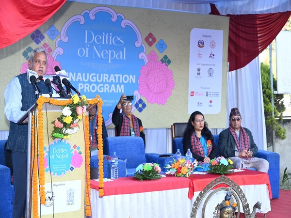 Indian envoy Naveen Srivastava inaugurates art exhibition on "Deities of Nepal"