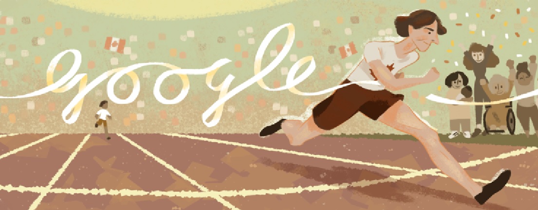 Google celebrates 118th Birthday of Bobbie Rosenfeld, the Canadian athlete