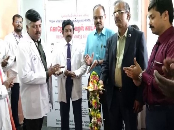 Coronavirus ward inaugurated in Madurai govt hospital with ribbon cutting, distribution of chocolates