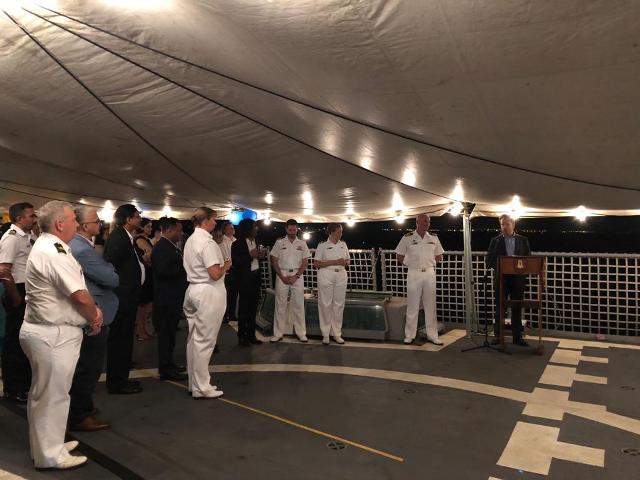 Australian Navy ship HMAS Toowoomba visits Mumbai