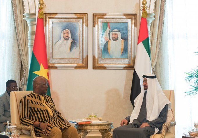 Sheikh Mohamed bin Zayed meets with President of Burkina Faso