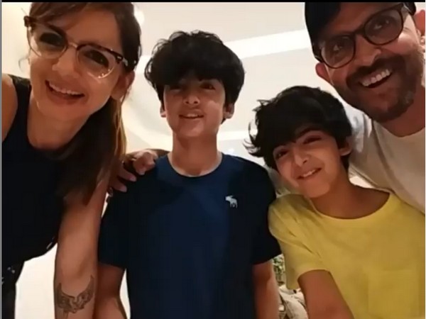 Hrithik, Sussanne celebrates son's birthday, extended family joins over video call