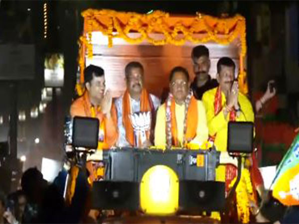Odisha: Chhattisgarh CM Vishnu Deo Sai, Union Minister Dharmendra Pradhan hold roadshow