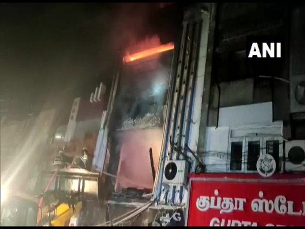 Fire breaks out at textile store in Madurai