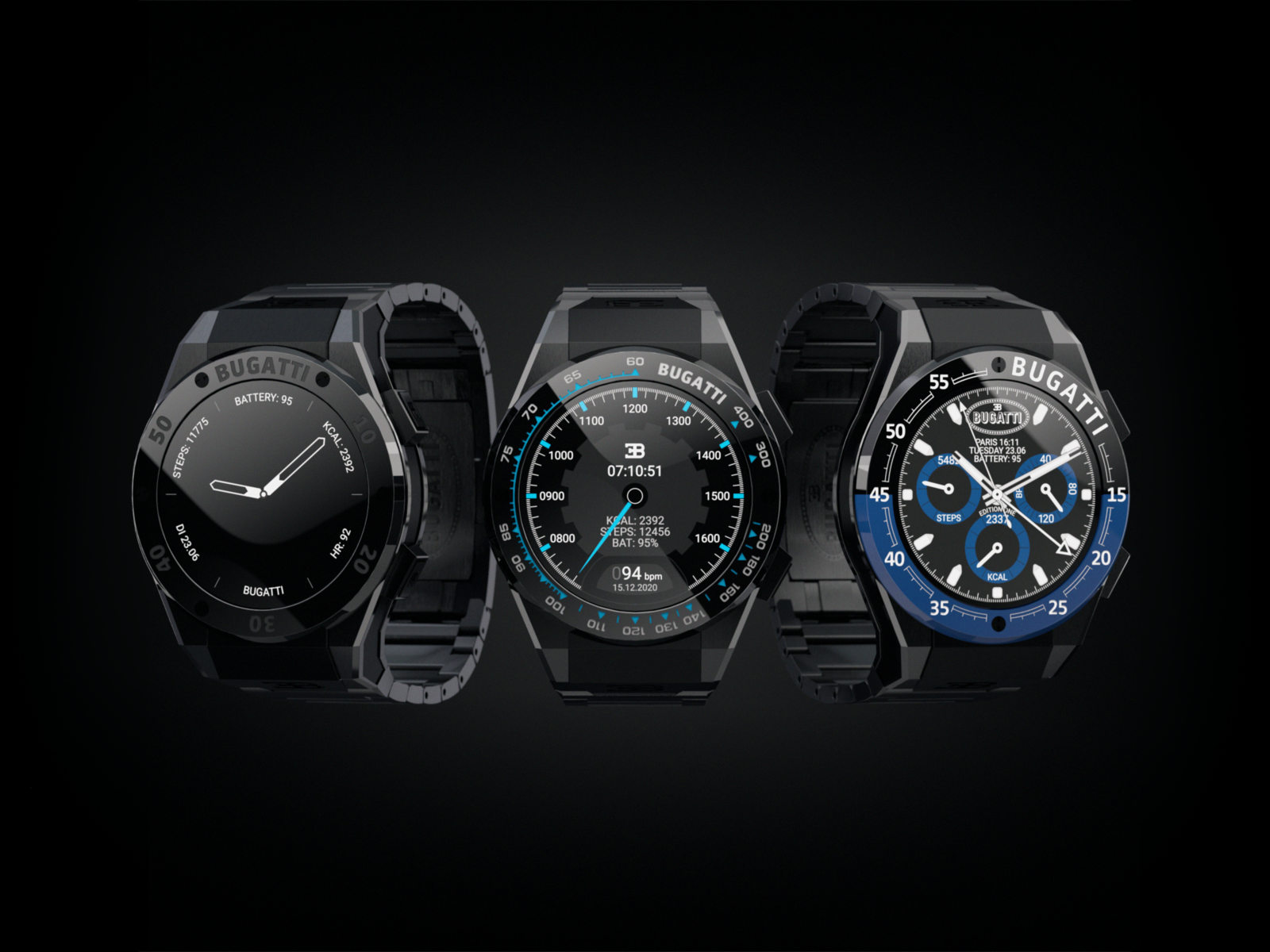 Automaker Bugatti launches three smartwatches with GPS, SpO2, 14 days battery life