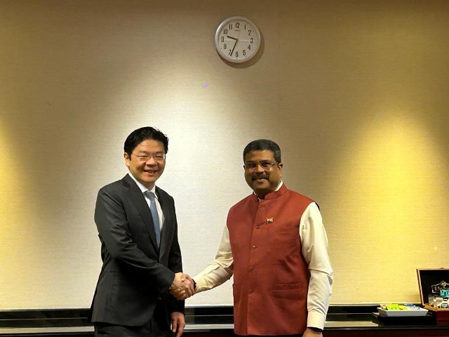 Pradhan visits Singapore to strengthen ties in education and skill development