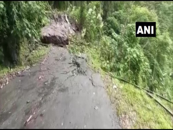 Landslides sweep away portions of Mangan-Chungthang road in Sikkim