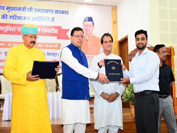 CM Dhami distributes appointment letters to 170 candidates across various departments