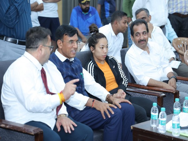 Sports Minister Mandaviya visits NIS Patiala, encourages Paris Olympic bound athletes