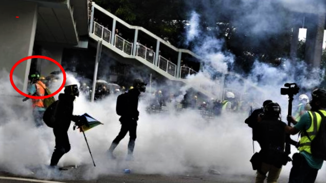 UPDATE 5-Hong Kong police fire tear gas, rubber bullets as strikes paralyse city