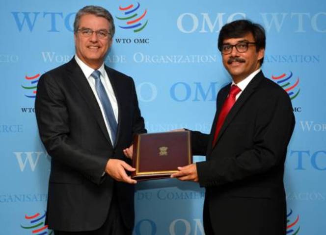 Ambassador of India presents letter of credentials to WTO Director-General