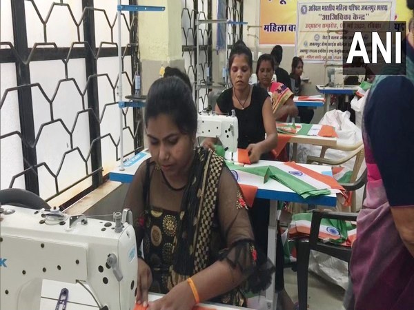 Jabalpur: Akhil Bhartiya Mahila Parishad's avid artisans making national flags ahead of Independence Day