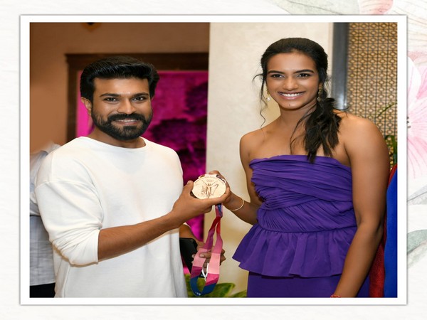 Chiranjeevi, Ram Charan host grand felicitation event for PV Sindhu