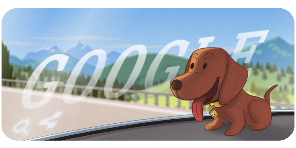 Dachshund bobblehead: Google doodle on iconic weiner dog doll