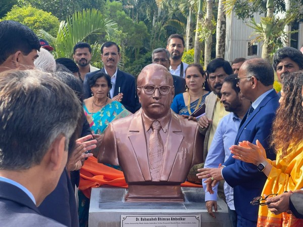 Union Minister Ramdas Athawale unveils statue of Dr. Bhimrao Ambedkar in Mauritius