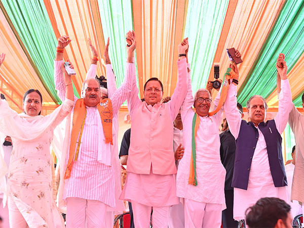 CM Pushkar Singh Dhami Rallies Support for BJP Ahead of Haryana Assembly Polls