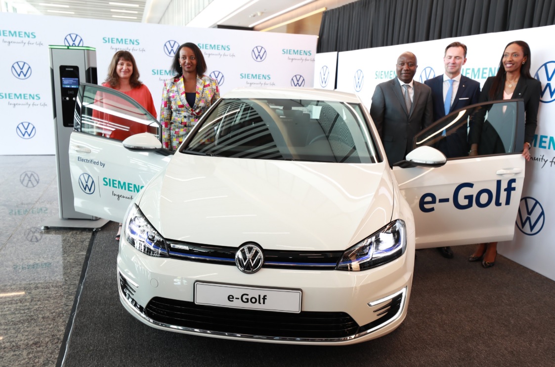 Volkswagen choses Rwanda for launching first electric car in Africa