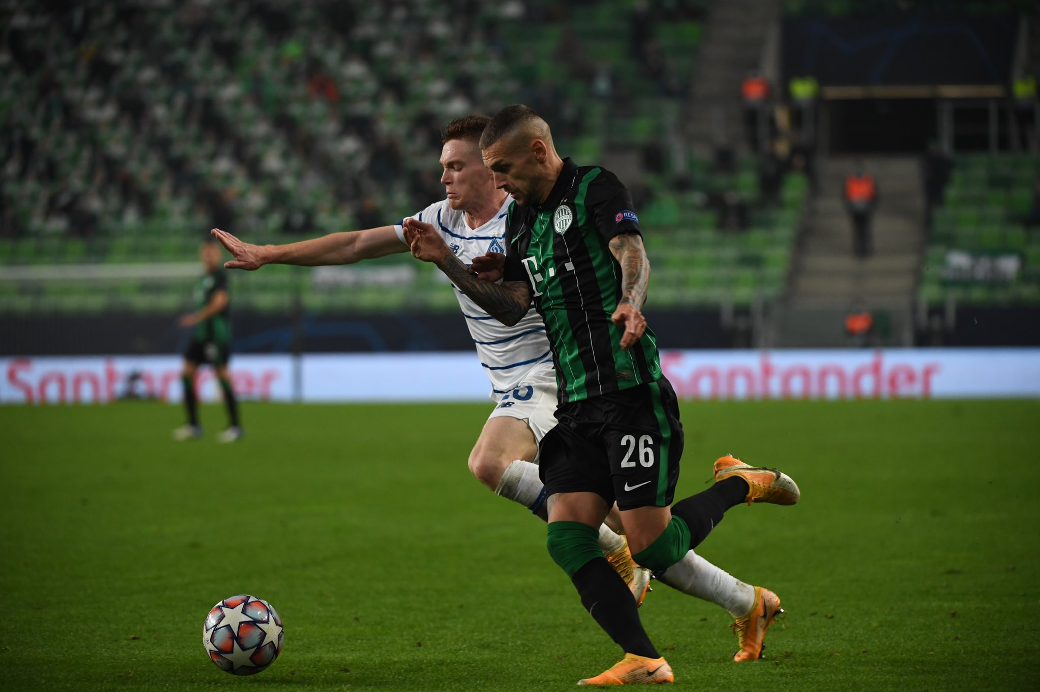 Ferencvaros draws 2-2 with Dynamo Kyiv in Champions League