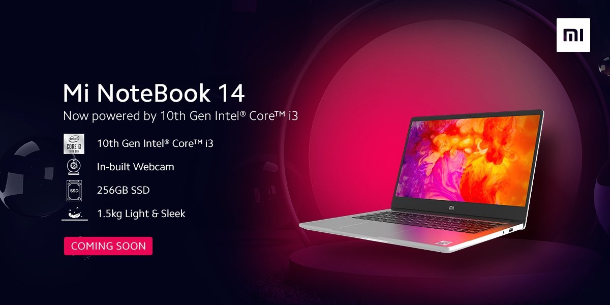 Xiaomi to launch Mi Notebook 14 with Intel Core i3 processor in India