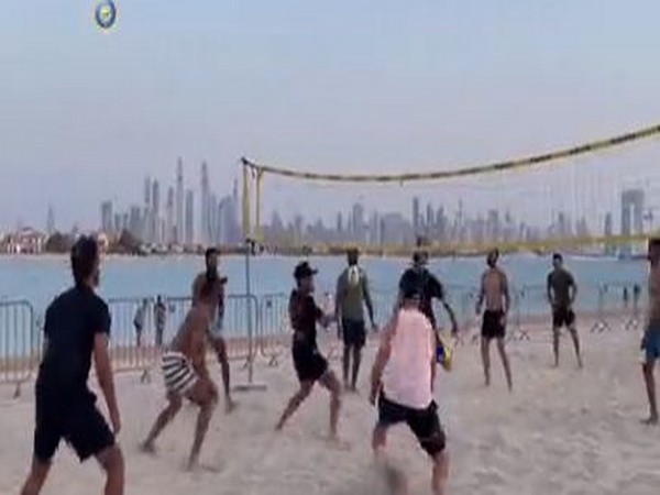 T20 WC: Team India 'unwinds' day off with beach volleyball