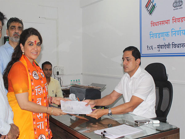 Shaina NC Joins Shiv Sena, Files Nomination for Mumbadevi Constituency