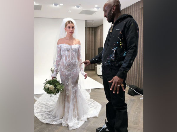Hailey Bieber paid tribute to late fashion icon Virgil Abloh
