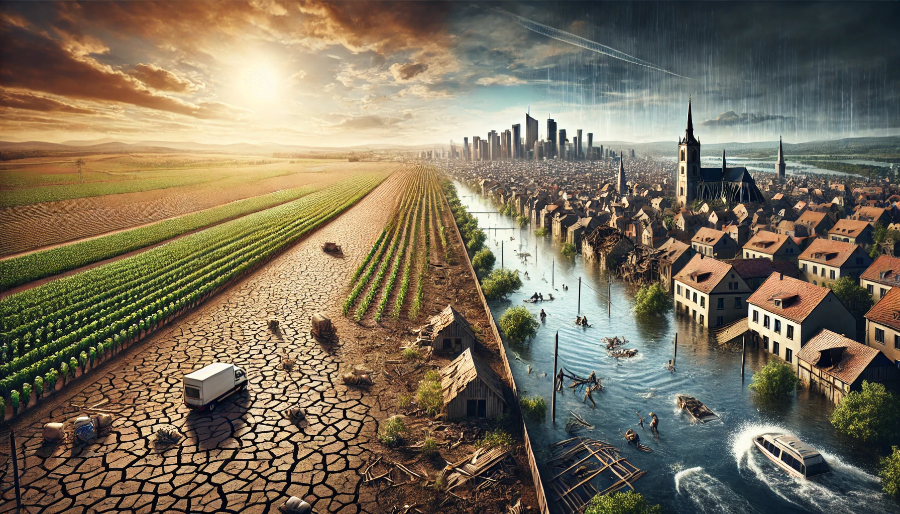 From Drought to Floods: Understanding the Economic Fallout of Climate Events in the EU