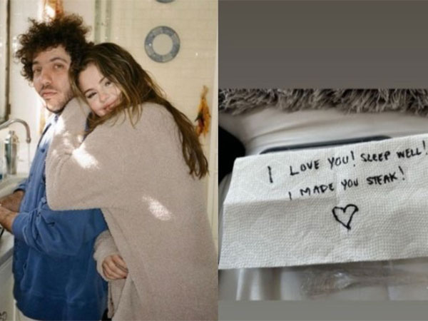 Selena Gomez receives sweet romantic note from  boyfriend Benny Blanco, shares pic