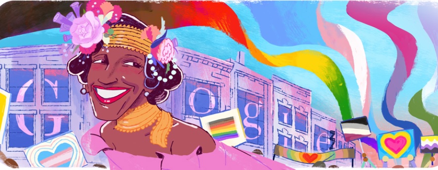 Marsha P. Johnson: Google doodle on pioneer of LGBTQ+ rights movement