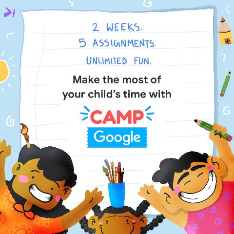 Google India opens online summer camp for kids stuck at home