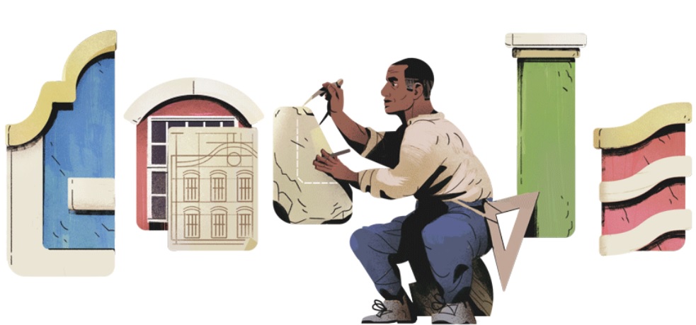Joaquim Pinto de Oliveira (Tebas): Google doodle on famous Brazilian architect, engineer