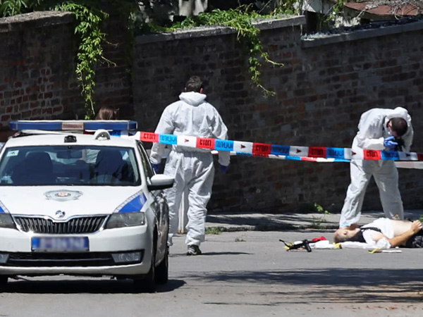 Crossbow assailant shot dead after attacking policeman guarding Israeli Embassy in Serbia