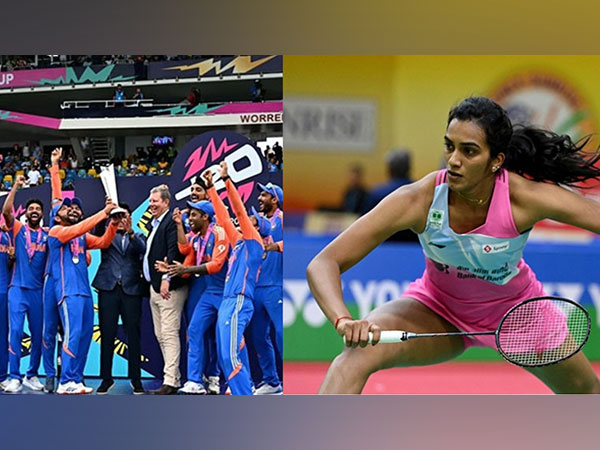 "Amazing show": Ace shuttler PV Sindhu congratulates Team India for winning T20 World Cup 2024 title