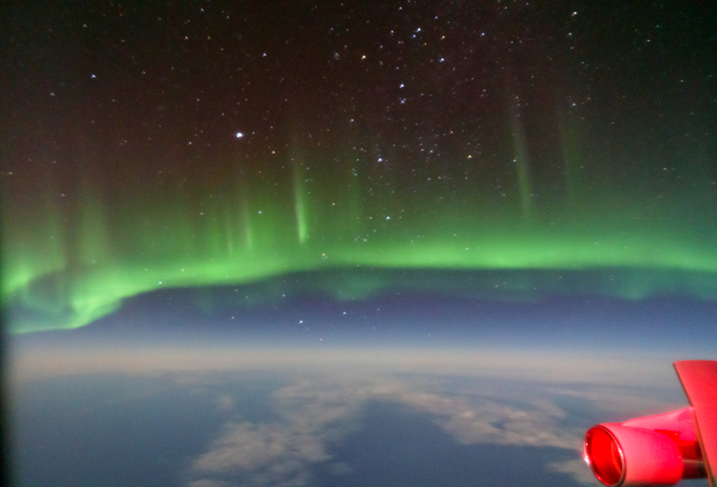 Check out this breathtaking view of southern lights (aurora australis) captured by NASA's flying telescope SOFIA