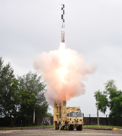 BrahMos missile featuring Booster, Airframe Section successfully flight tested 