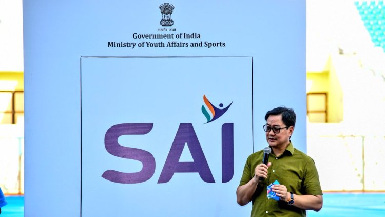 Kiren Rijiju launches Sports Authority of India's new logo 