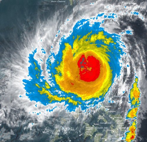 Typhoon Yutu makes landfall in Luzon island in Philippines