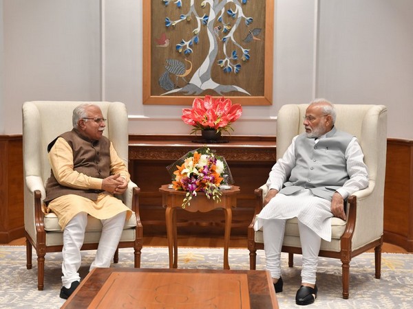 Haryana Chief Minister Khattar meets PM Modi