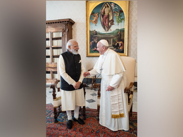 PM Modi gifts specially-made candle holder, book on India's climate initiatives to Pope Francis