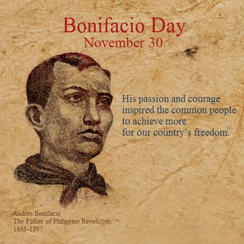 Supporters gather in Manila to mark birth anniversary of Andres Bonifacio