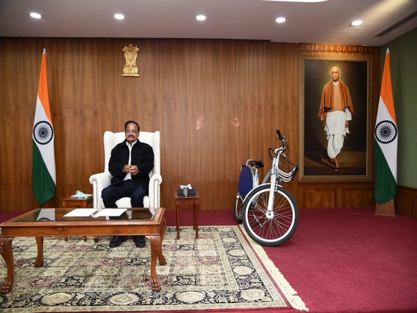 "Let's go cycling": Vice President M Venkaiah Naidu