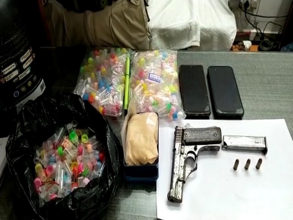Assam Police arrest three persons in Nagaon, recover 7.65mm pistol, brown sugar