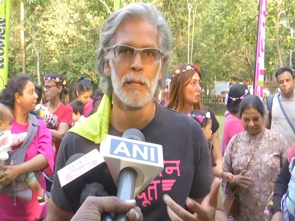 Milind Soman Champions Women Power at Baby-Wearing Event