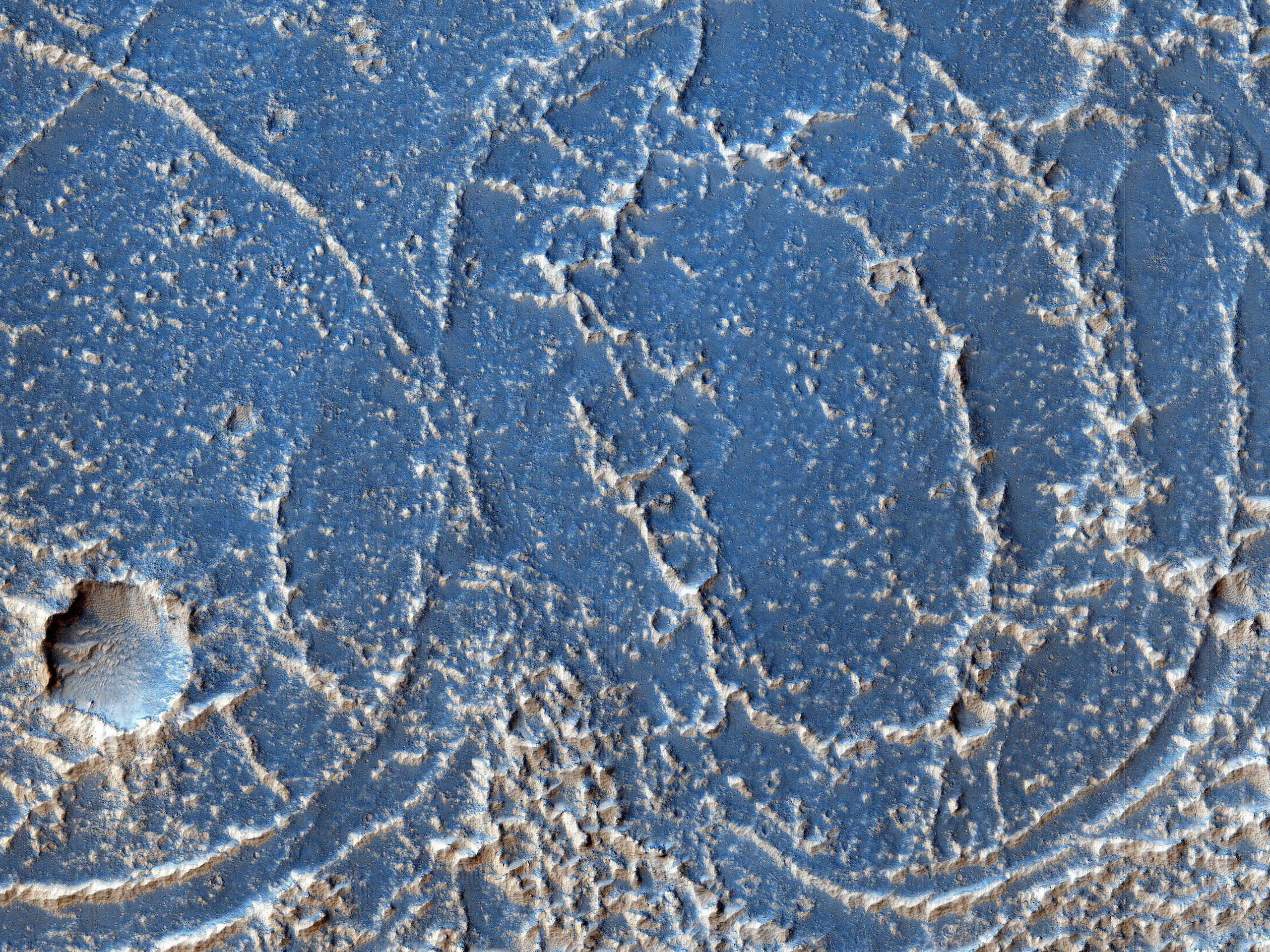 Strange patterns in Echus Chasma region of Mars | See pic