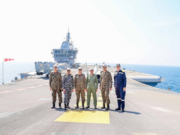 Indian Armed Forces Showcase Joint Prowess in TROPEX 25 on INS Vikrant