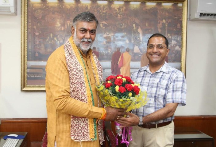 Prahalad Singh Patel assumes charge as MoS of Ministry of Culture